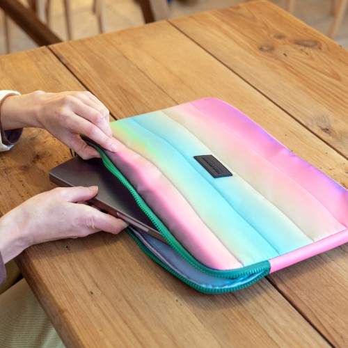 Helio Ferretti | Ombre Laptop Case | Ombre Sunrise