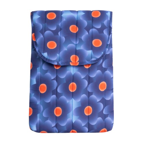 Helio Ferretti | Floral Print Laptop Sleeve | Blue