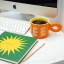 Helio Ferretti | Random Notes Notebook | Green & Yellow