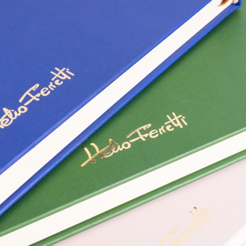 Helio Ferretti | Random Notes Notebook | Green & Yellow