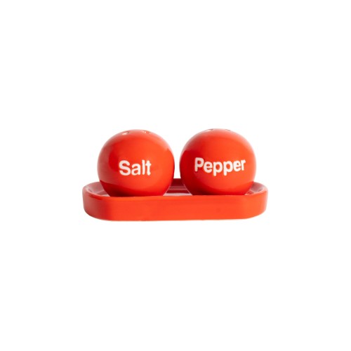 Helio Ferretti | Salt & Pepper Set On Tray | Red