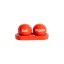 Helio Ferretti | Salt & Pepper Set On Tray | Red