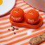 Helio Ferretti | Salt & Pepper Set On Tray | Red