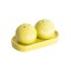 Helio Ferretti | Salt & Pepper Set On Tray | Yellow