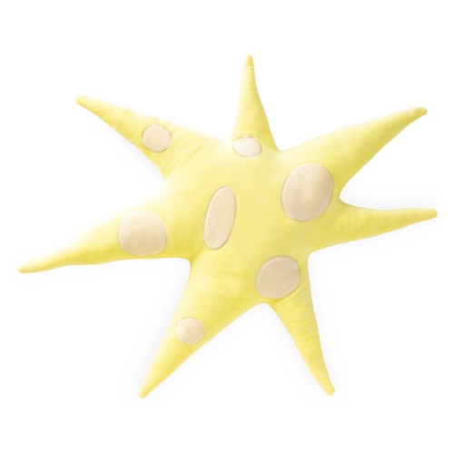 Helio Ferretti | Polar Star Cushion | Yellow