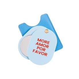 Helio Ferretti | Pocket Mirror | More Amor Por Favor | Light Blue