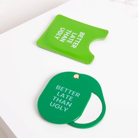 Helio Ferretti | Pocket Mirror | Better Late Than Ugly | Green