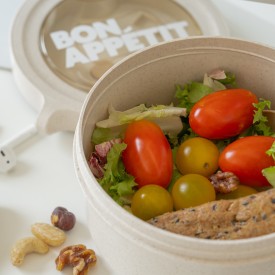 Helio Ferretti | Bon Appetit Lunch Box | Round | Beige