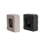 Helio Ferretti | Square Stone-Look Mantel Clock | Grey