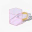 Helio Ferretti | Geometric Glass Mug | Pink/Yellow