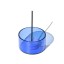 Helio Ferretti | Glass Incense Holder | Blue
