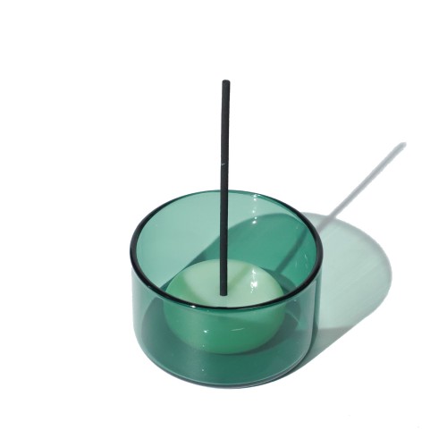 Helio Ferretti | Glass Incense Holder | Green
