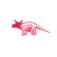 Helio Ferretti | Bookmark | Trixi Tops Dinosaur | Pink