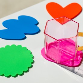 Helio Ferretti | Coasters | 80s Abstract | Set of 4