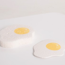 Helio Ferretti | Kitchen Sponges | Fried Egg | Set of 2