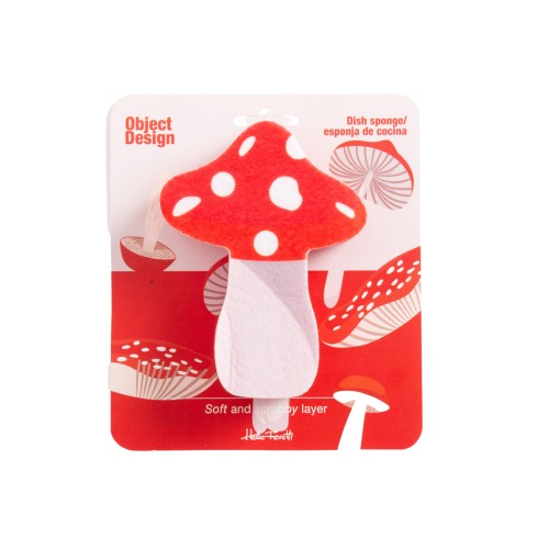Helio Ferretti | Dual Sided Kitchen Sponge | Amanita Mushroom