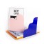 Helio Ferretti | Pop Art Bookends | Blue & Pink | Set of 2