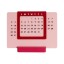Helio Ferretti | Acrylic 365-Day Desk Calendar | Pink/Red