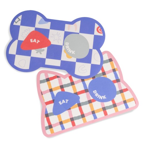 Helio Ferretti | Cat Feeding Mat | Striped