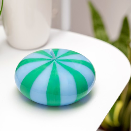 Helio Ferretti | Novelty Candle | Peppermint Candy | Blue/Green