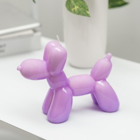 Helio Ferretti | Balloon Dog Candle | Violet