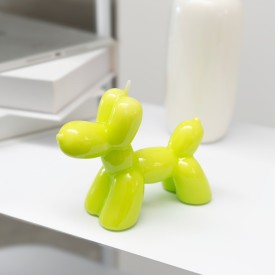 Helio Ferretti | Balloon Dog Candle | Lime
