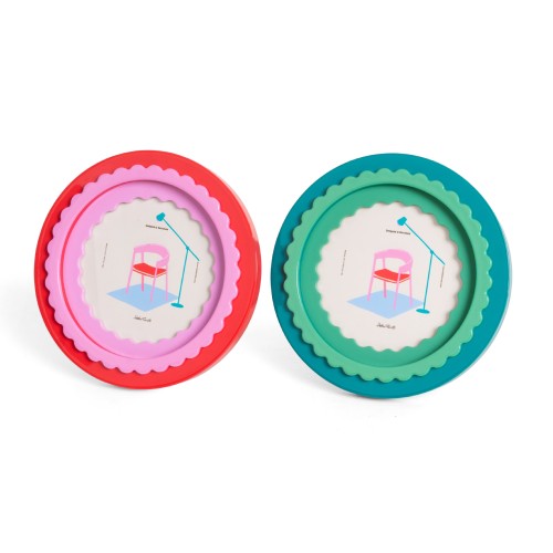 Helio Ferretti | Frilled Photo Frame | Green