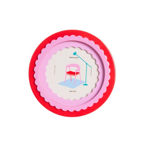 Helio Ferretti | Frilled Photo Frame | Red