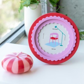 Helio Ferretti | Frilled Photo Frame | Red