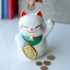 Helio Ferretti | Money Box | Lucky Cat | White