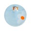 Helio Ferretti | Trinket Tray | Napping Cat | Light Blue