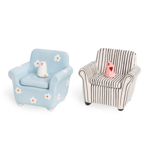 Helio Ferretti | Trinket Box | Floral Sofa Cat