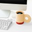 Helio Ferretti | Ceramic Mug with Statement Handle | Beige