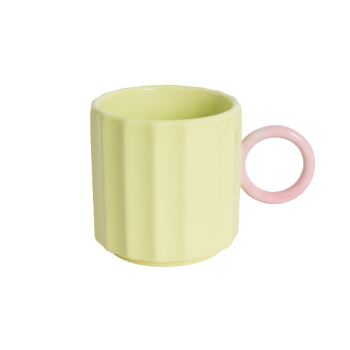 Helio Ferretti | Vintage Ridged Mug | Lime