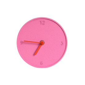 Helio Ferretti | Round Minimal Mantel Clock | Dusty Pink