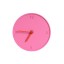 Helio Ferretti | Round Minimal Mantel Clock | Dusty Pink