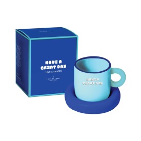 The Gift Label | Living Collection | Mug & Saucer Set | Have A Great Day