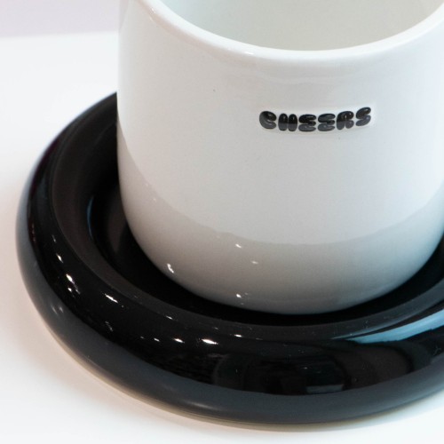 The Gift Label | Living Collection | Mug & Saucer Set | Cheers