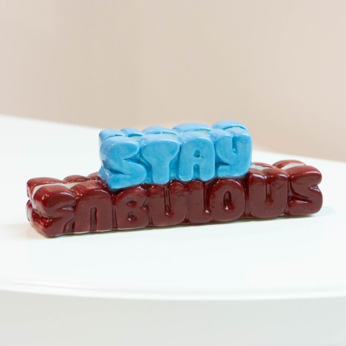 The Gift Label | Living Collection | Ceramic Photo Holder | Stay Fabulous | Blue