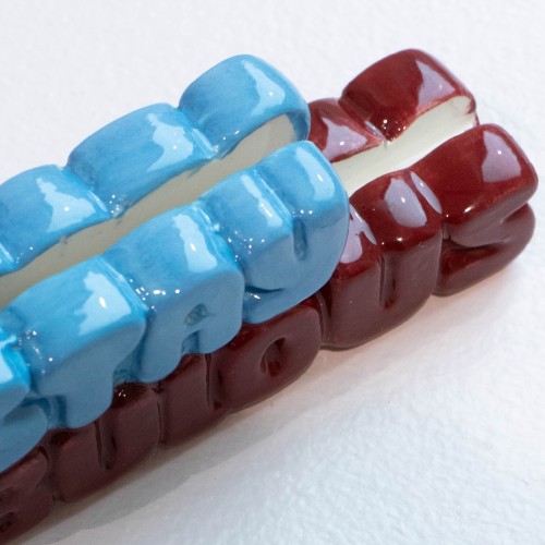 The Gift Label | Living Collection | Ceramic Photo Holder | Stay Fabulous | Blue