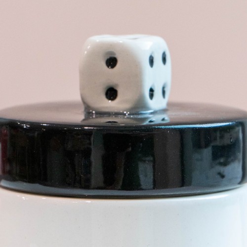 The Gift Label | Living Collection | Quirky Canister | Dice