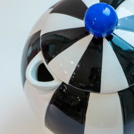 The Gift Label | Living Collection | Teapot | Black & White Stripes