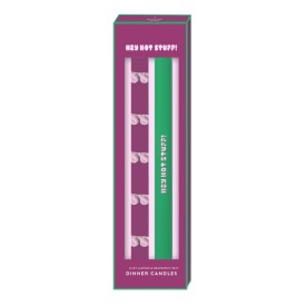 The Gift Label | Living Collection | Dinner Candles | Hey Hot Stuff! | Set of 2