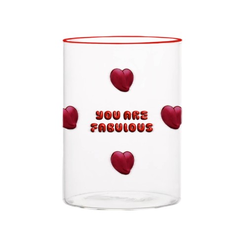 The Gift Label | Living Collection | Water Glass | You Are Fabulous