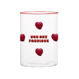 The Gift Label | Living Collection | Water Glass | You Are Fabulous