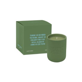 The Gift Label | Studio Collection | Cement Candle | No Need to Rush | Green | 170g
