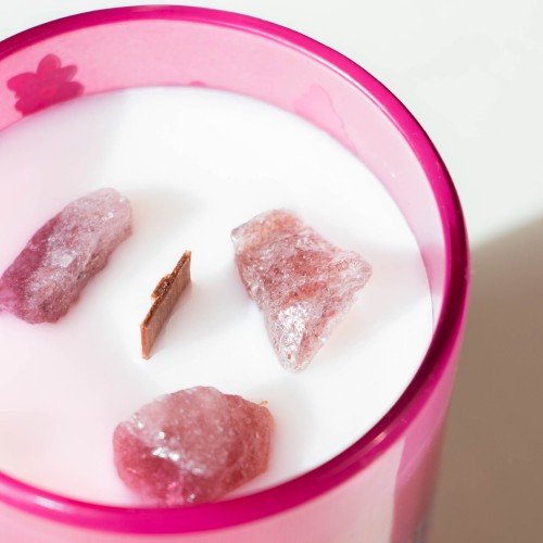 The Gift Label | Naturals Collection | Crystal Candle | Big Hug | 175g