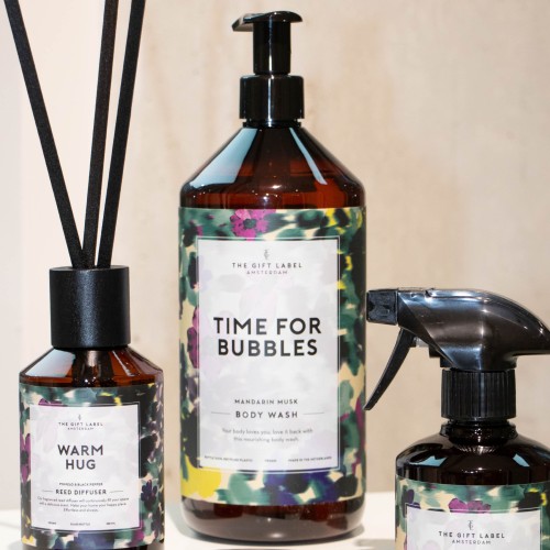The Gift Label | Body Wash | Time for Bubbles | Botanical Watercolour | 1000ml
