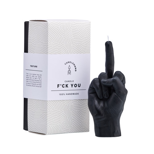 CandleHand | 'F*ck you' Candle | Black CandleHand | 'F*ck you' Candle | Black