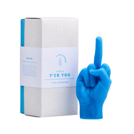 CandleHand | 'F*ck you' Candle | Blue